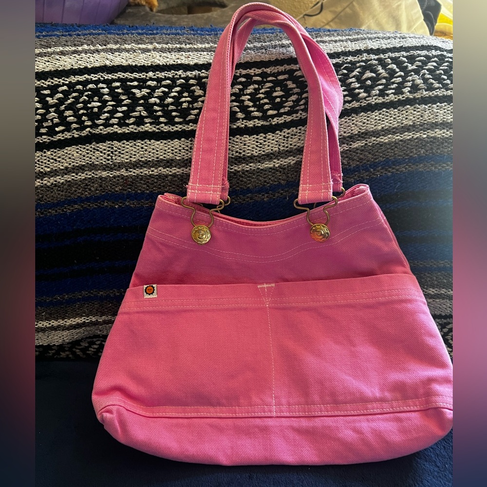 Big bud press overall Pink Canvas Tote Bag l